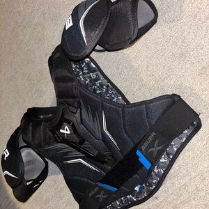 Bauer Black and Blue Protective Gear